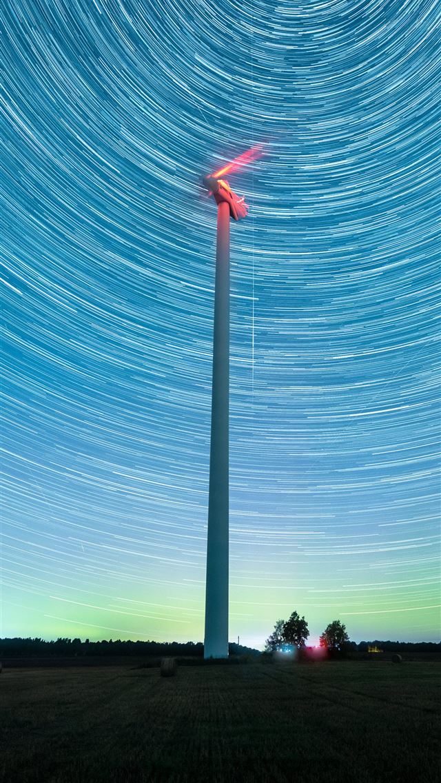 1290x2796 aurora startrails 5k - nature iPhone Wallpaper