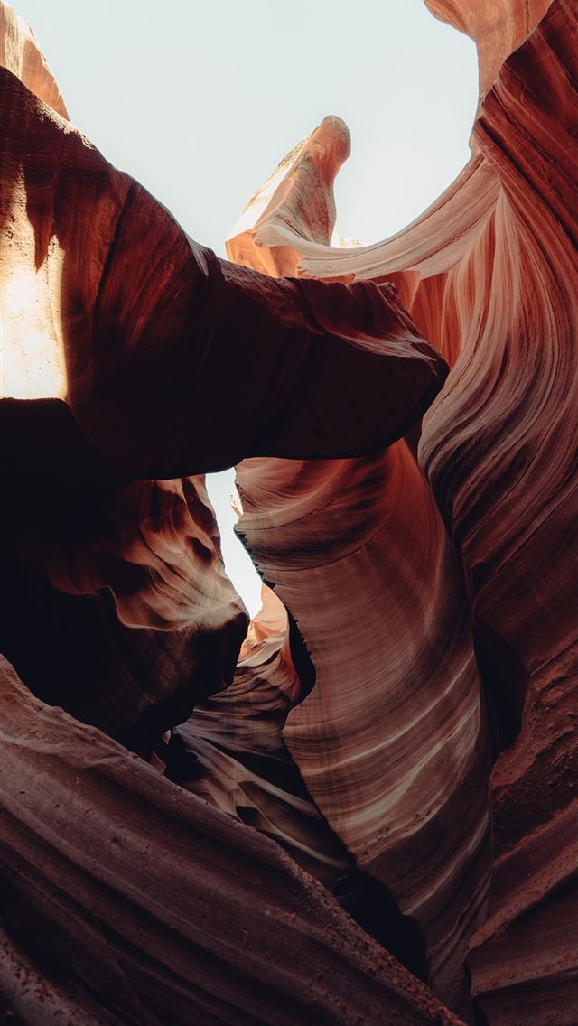 1290x2796 a narrow slot in the side of a canyon -  iPhone Wallpaper