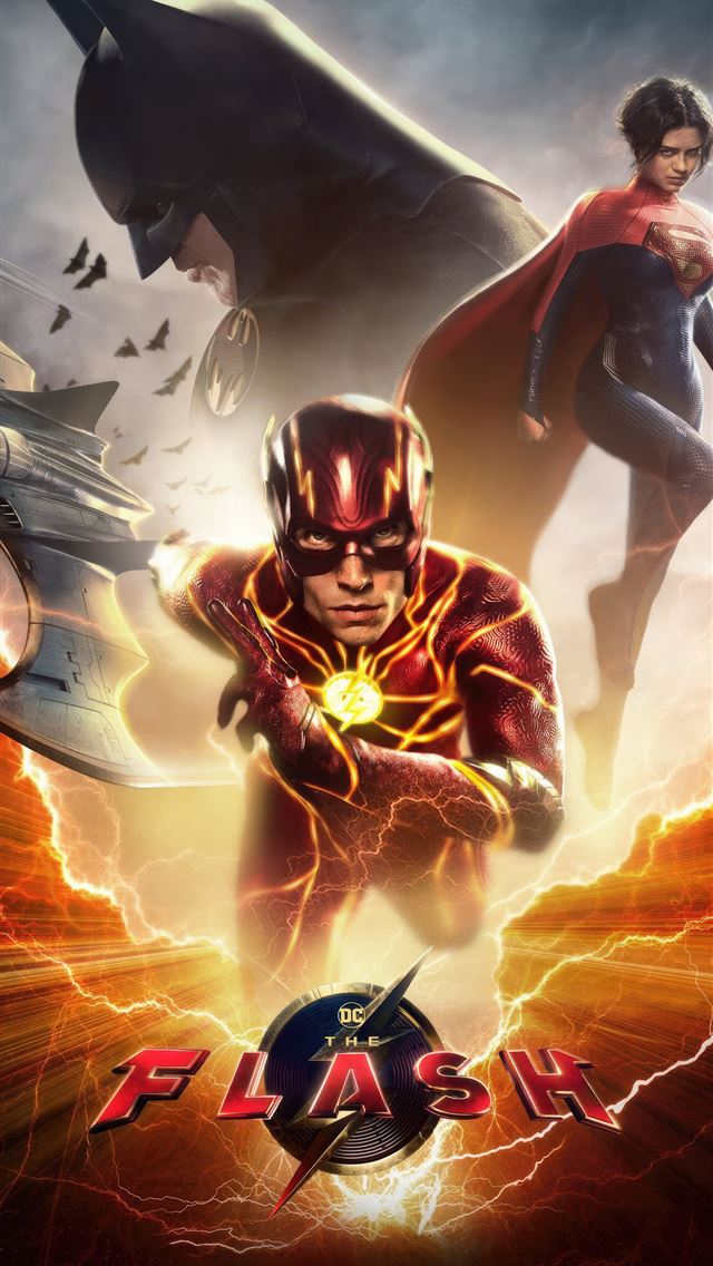 640x1136 the flash worlds collide 5k -  iPhone Wallpaper