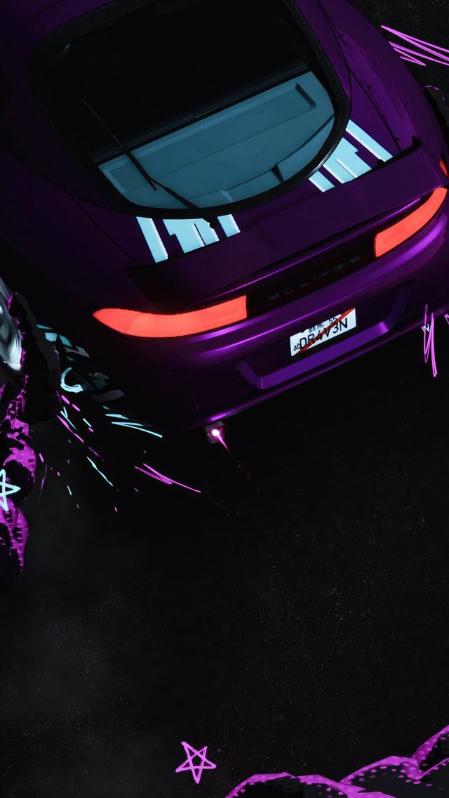 1290x2796 need for speed unbound the late night - games iPhone Wallpaper