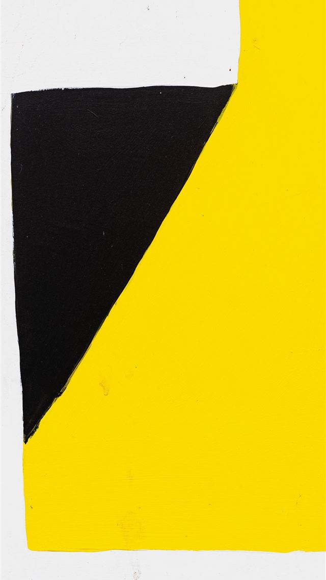 1290x2796 a black and yellow square with a white rectangle - yellow iPhone Wallpaper
