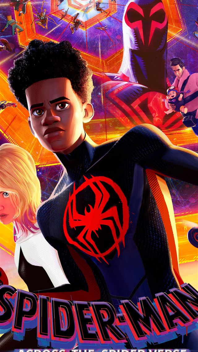 640x1136 spider man across the spider verse 2023 -  iPhone Wallpaper