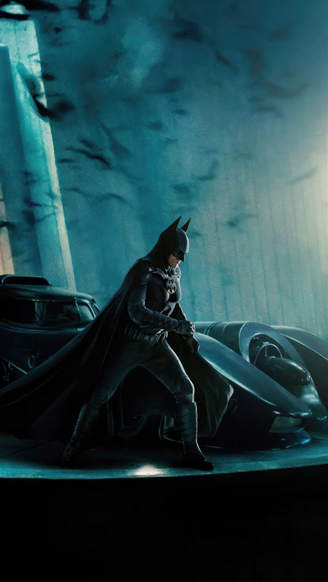 1290x2796 batman in the flash movie poster 5k -  iphone 14 Wallpaper