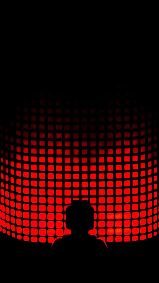 1290x2796 a person standing in front of a red light - red iPhone Wallpaper