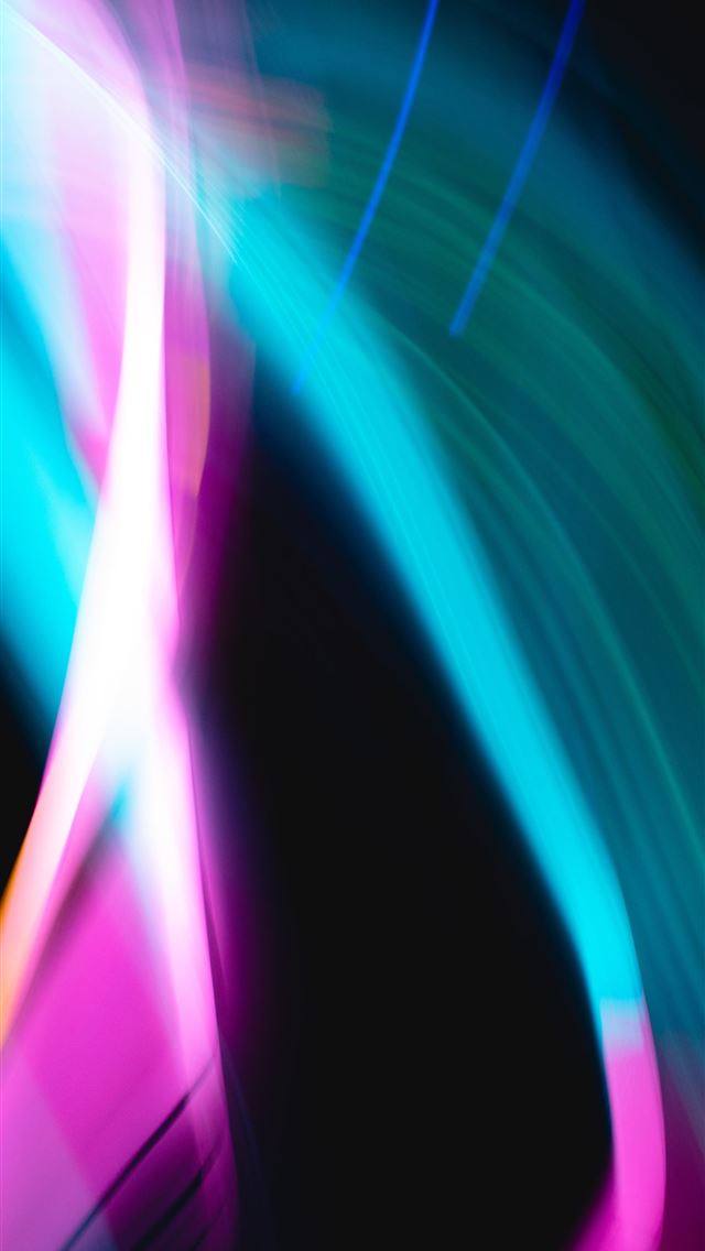 1290x2796 a blurry photo of a cell phone with a black backgr... - neon iPhone Wallpaper