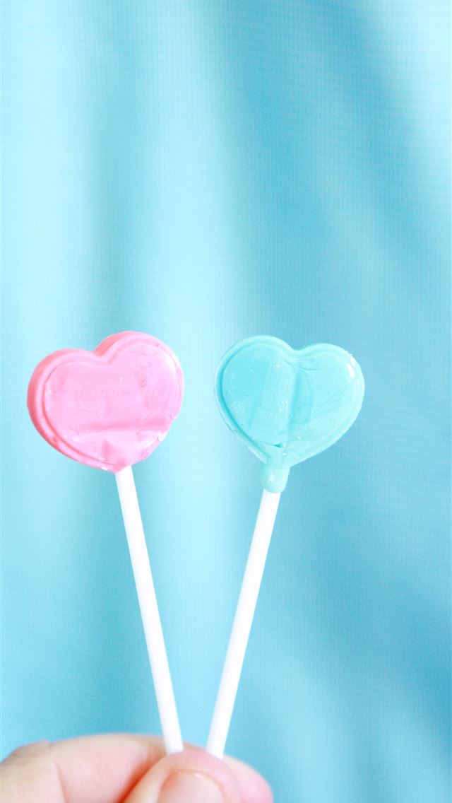 1290x2796 pink heart lollipop on white textile - hearts iPhone Wallpaper