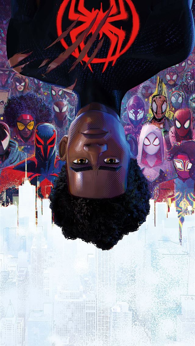 1290x2796 2023 spider man across the spider verse 15k - movies iPhone Wallpaper