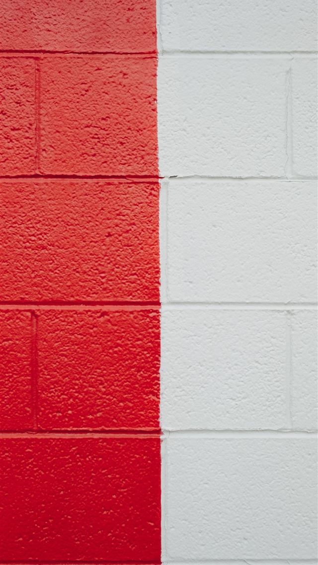 1290x2796 a red and white wall with a red and white stripe - color iPhone Wallpaper