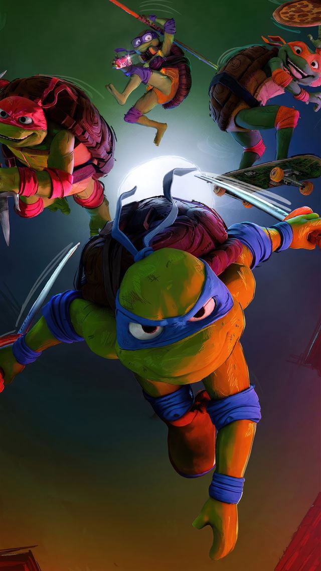 1290x2796 teenage mutant ninja turtles mutant mayhem 4k - movies iPhone Wallpaper