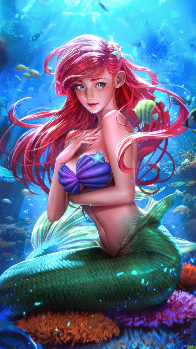 1290x2796 2023 the little mermaid 4k - movies iPhone Wallpaper