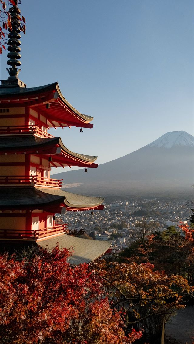 1290x2796 temple near trees during day -  iphone 14 Wallpaper