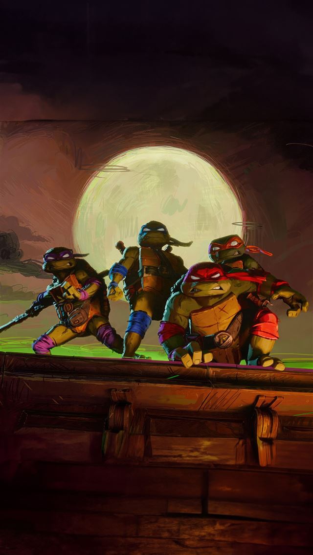 1290x2796 2023 teenage mutant ninja turtles mutant mayhem mo... - movies iPhone Wallpaper