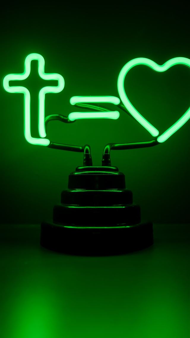 1290x2796 black cake with green light - religion iPhone Wallpaper