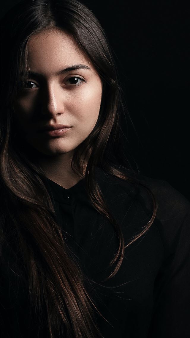 1290x2796 woman taking selfie - girl iPhone Wallpaper