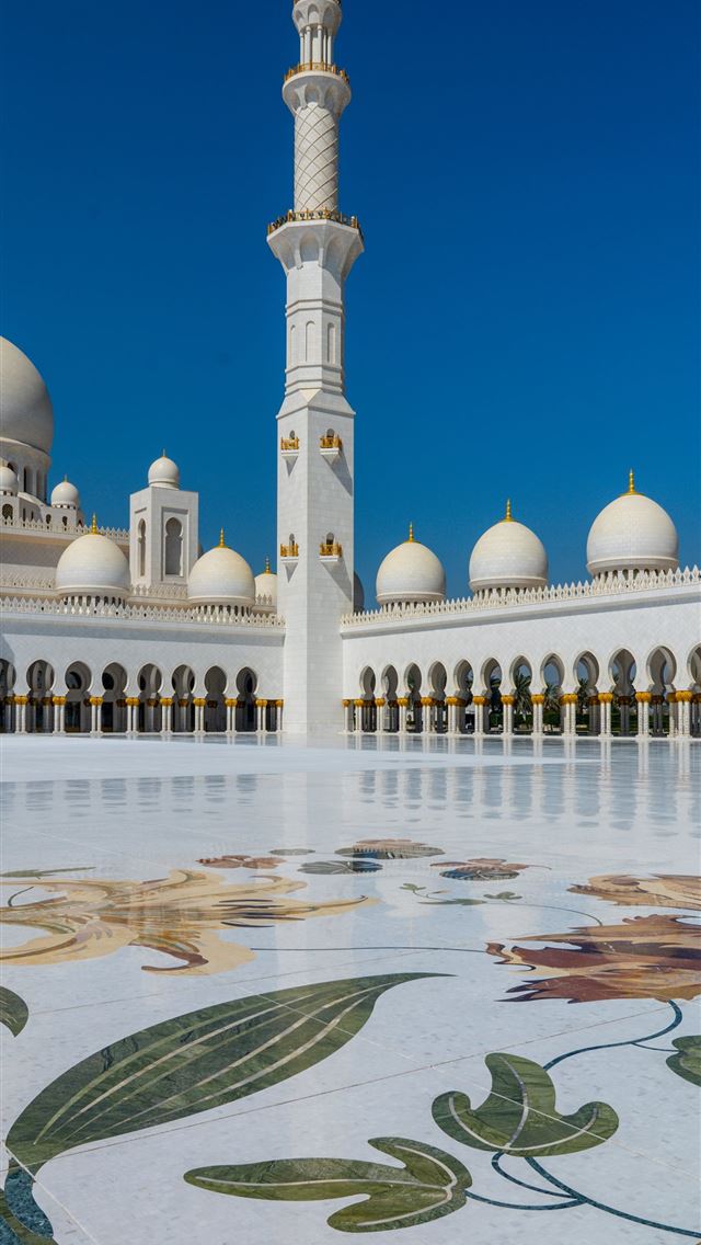 1290x2796 white and gold dome building - teal iPhone Wallpaper