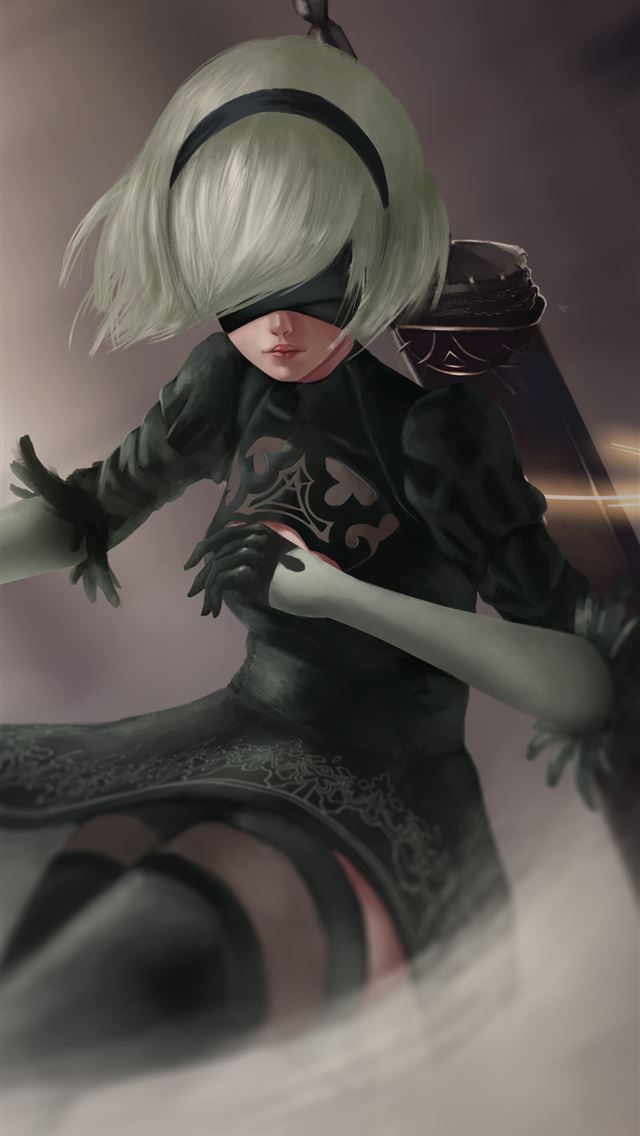640x1136 nier 2b 5k game -  iPhone Wallpaper