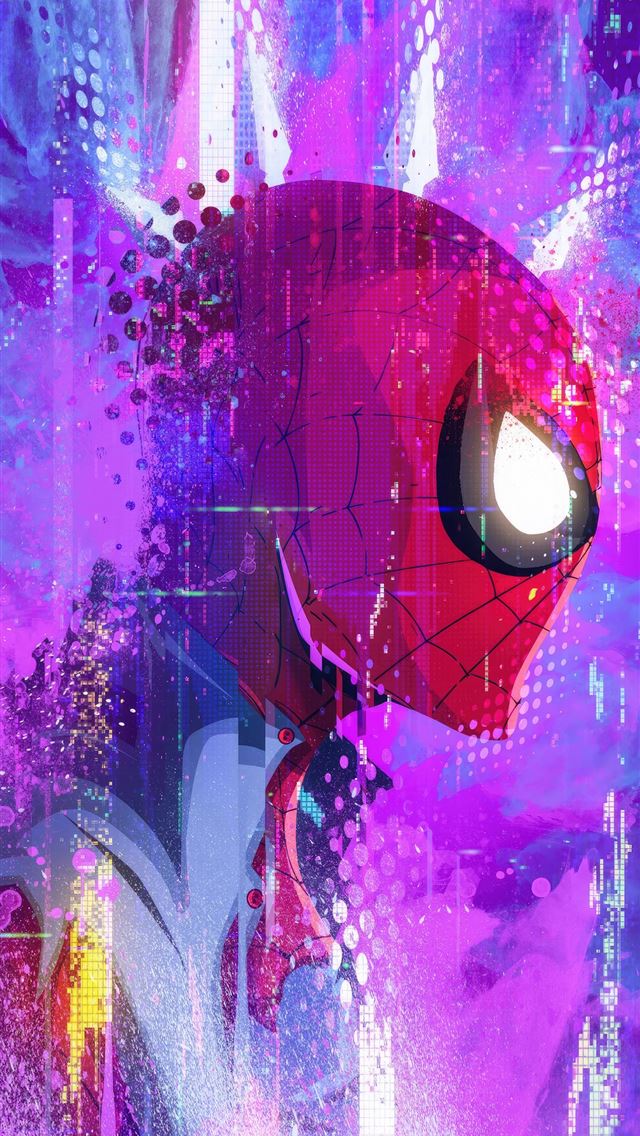 1290x2796 spider punk in spider man across the spider verse - movies iPhone Wallpaper