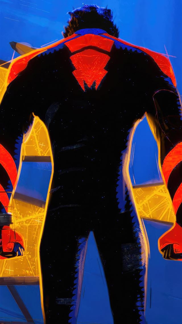 1290x2796 spiderman 2099 in spider man across the spider ver... - movies iPhone Wallpaper