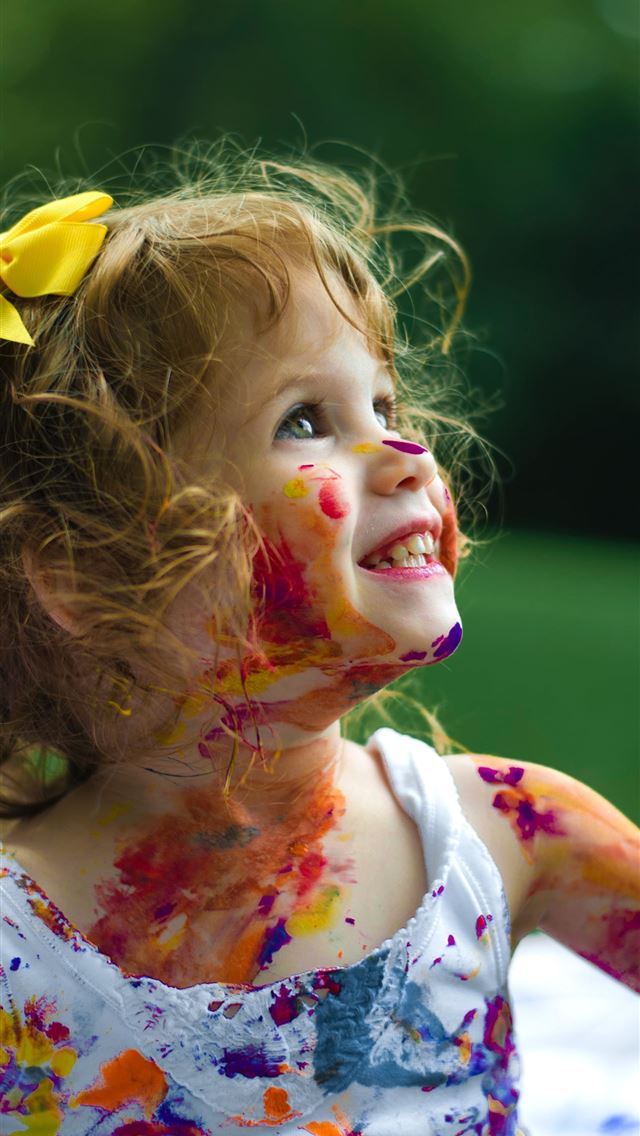 1290x2796 girl with paint of body - girl iPhone Wallpaper
