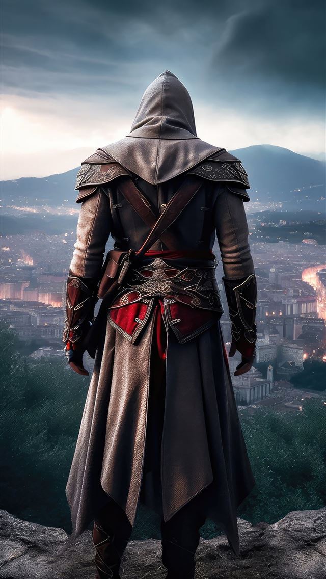 1290x2796 ezio assassins creed 4k -  iphone 14 Wallpaper