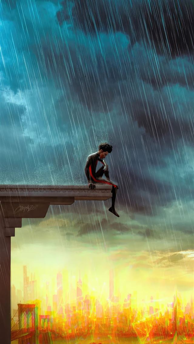 1290x2796 sacrifices of miles morales -  iphone 14 Wallpaper