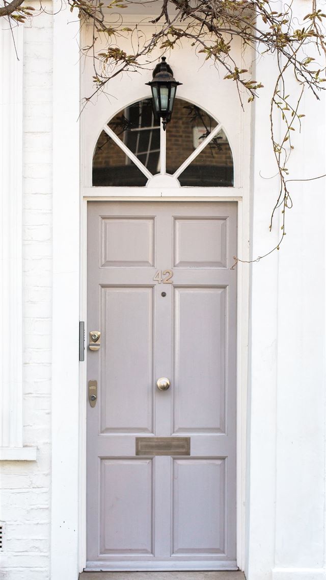 1290x2796 white wooden door mounted white wall - travel iPhone Wallpaper
