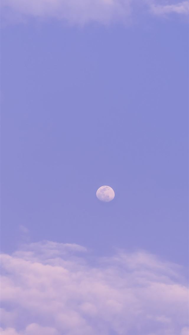 1290x2796 blue sky with white clouds - pink iPhone Wallpaper