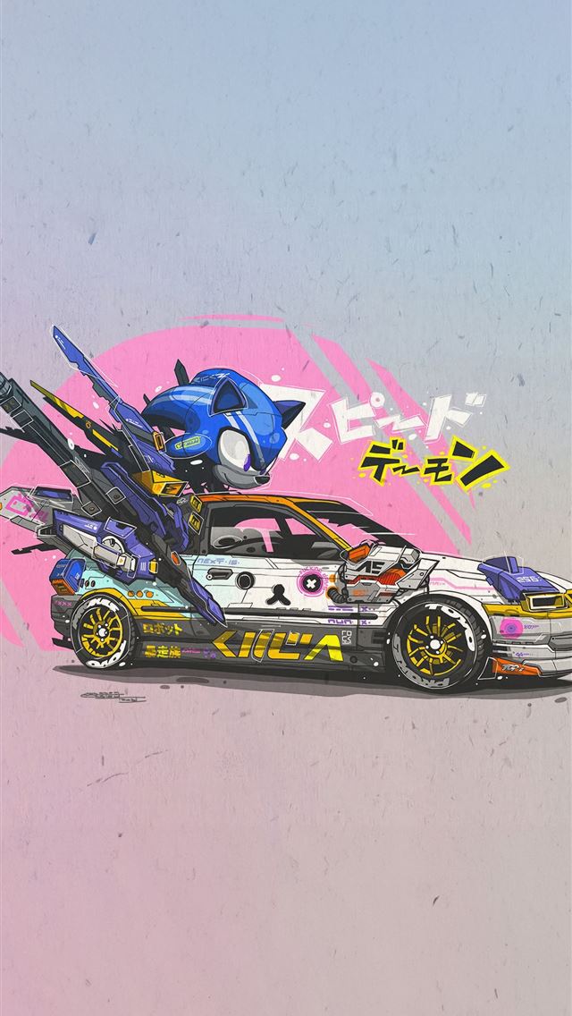 1290x2796 car sonic the hedgehog - games iPhone Wallpaper
