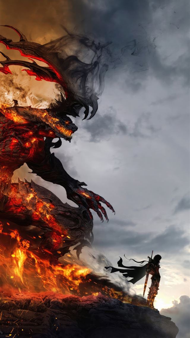 1290x2796 2023 final fantasy xvi 4k -  iphone 14 Wallpaper
