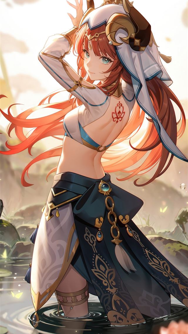 1290x2796 nilou genshin impact -  iphone 14 Wallpaper