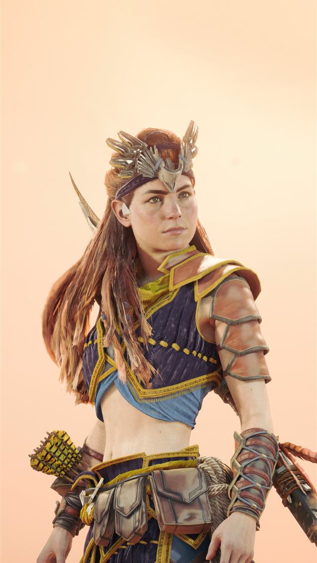640x1136 aloy in horizon forbidden west 5k -  iPhone Wallpaper