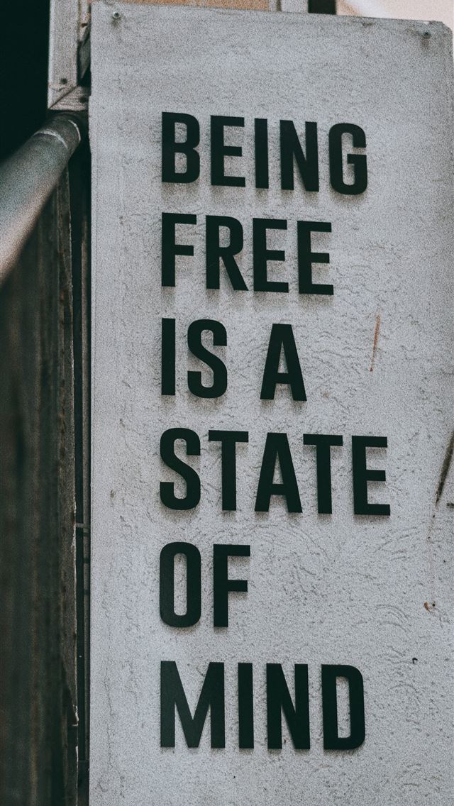 1290x2796 white and black wooden signage - quotes iPhone Wallpaper