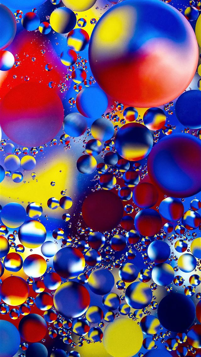 1290x2796 multicolored bubbles -  iphone 14 Wallpaper