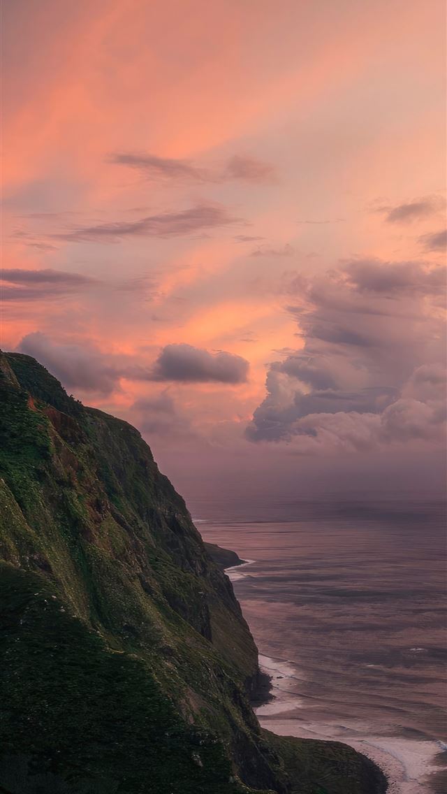 1290x2796 coastal clouds - nature iPhone Wallpaper