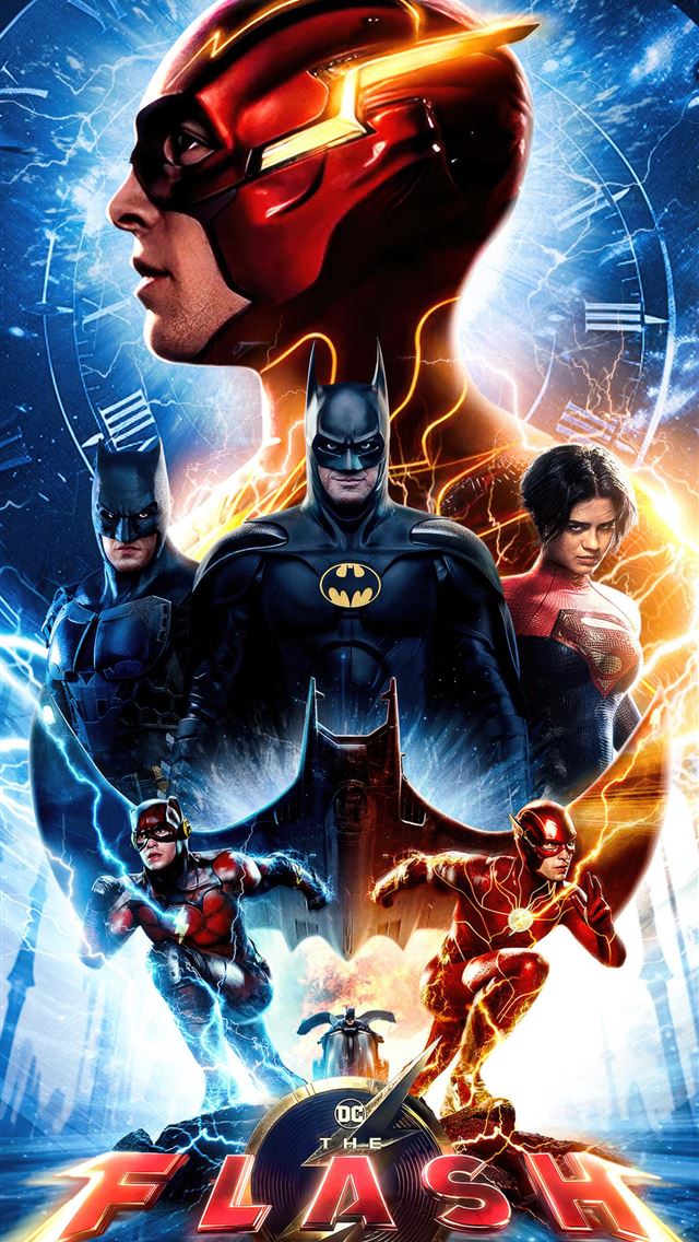 1290x2796 the flash poster 5k - movies iPhone Wallpaper