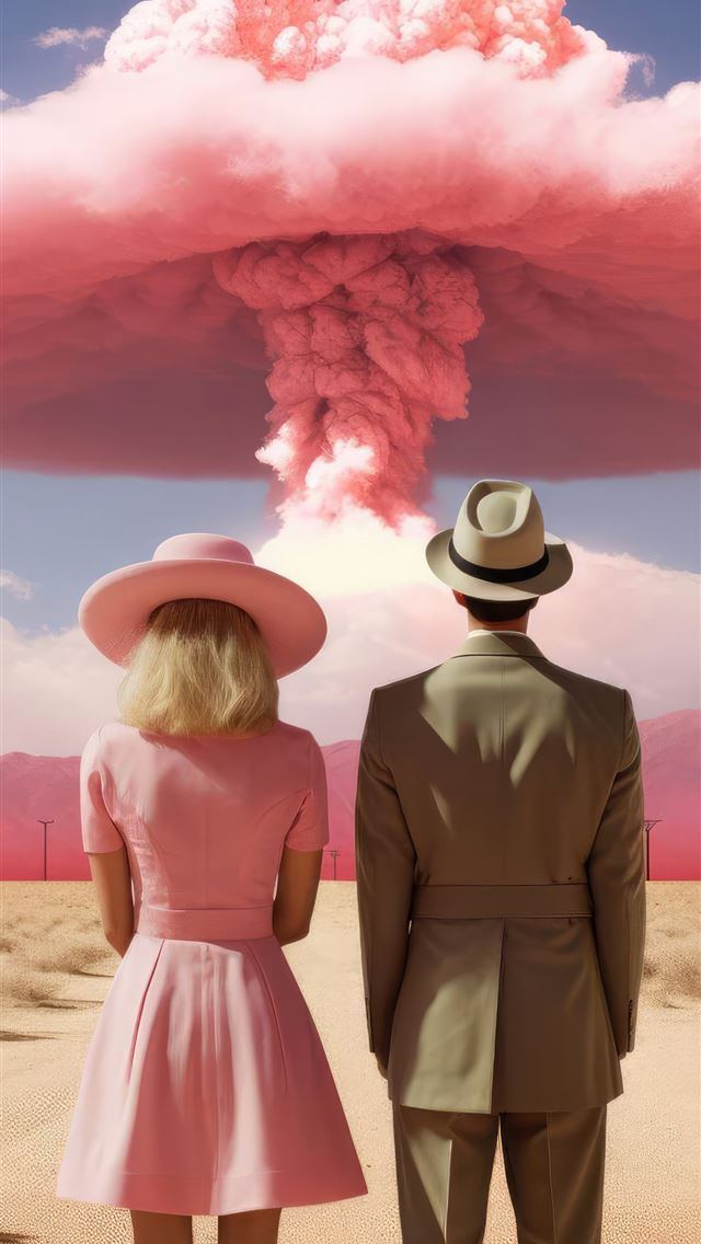 1290x2796 barbenheimer - movies iPhone Wallpaper