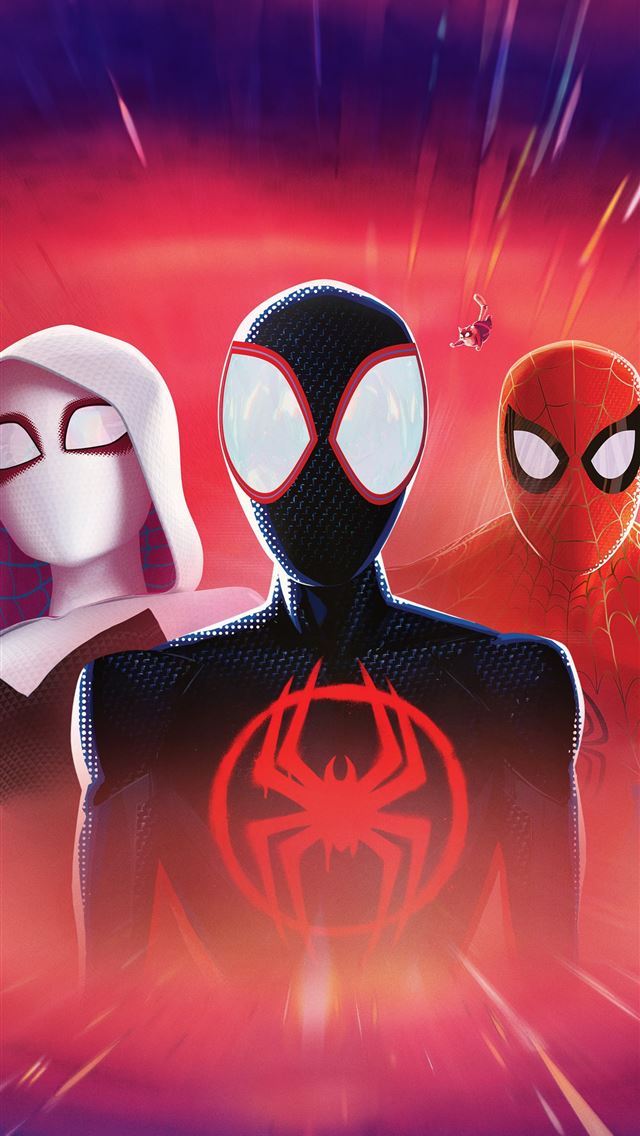 1290x2796 spider man across the spider verse 12k - movies iPhone Wallpaper