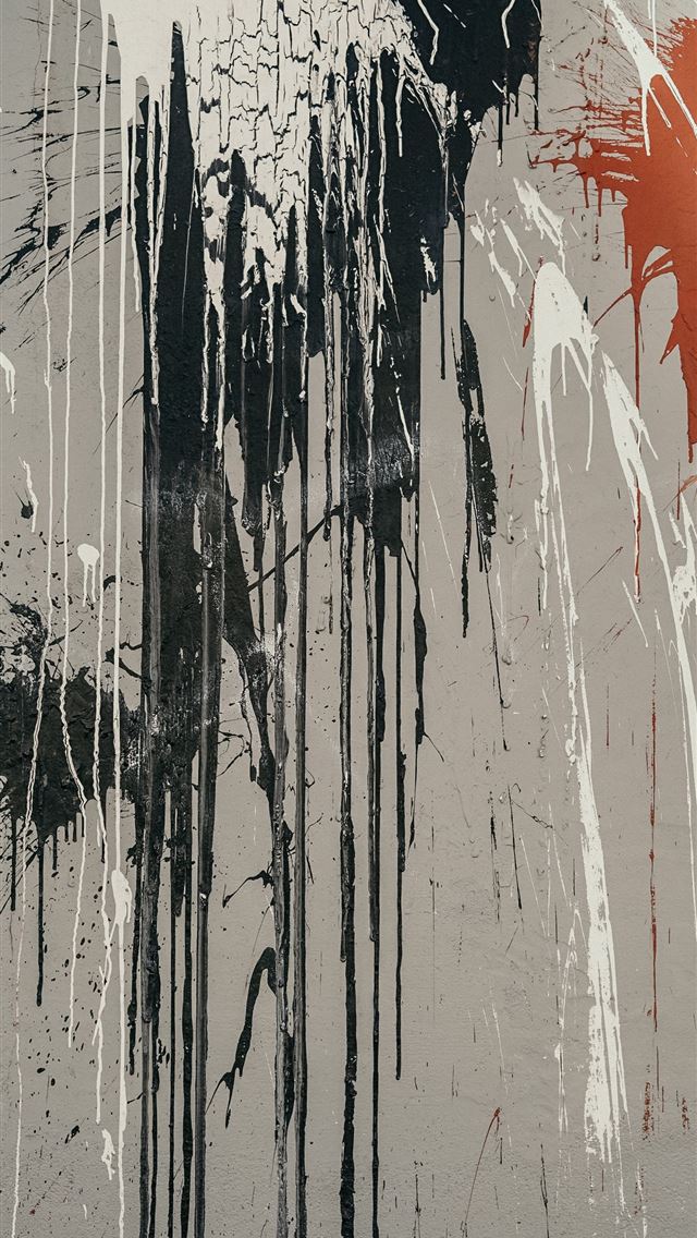 1290x2796 white and black abstract painting - abstract iPhone Wallpaper