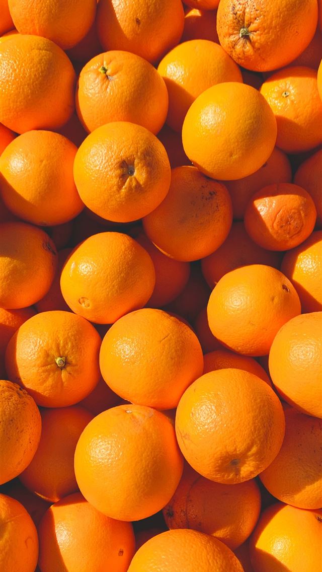 1290x2796 orange fruits on white ceramic plate - fruit iPhone Wallpaper