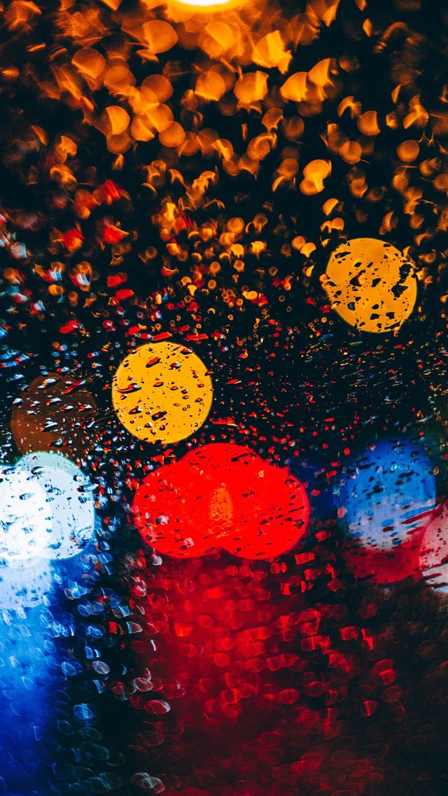 1290x2796 multicolored bokeh lights - bokeh iPhone Wallpaper