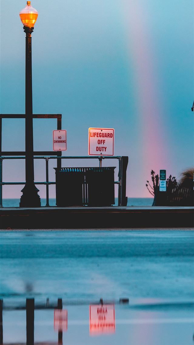 1290x2796 shallow focus photography of black street lamp pos... - teal iPhone Wallpaper
