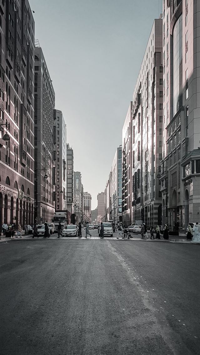 1290x2796 people crossing road during daytime -  iphone 14 Wallpaper