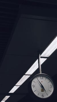 analog clock at 5 55 wallpaper