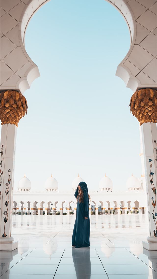 1290x2796 woman standing on white tiled floor in the middle ... - quotes iPhone Wallpaper