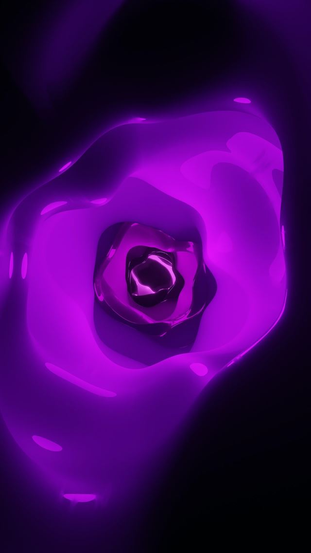 1290x2796 a close up of a purple flower on a black backgroun... - neon iPhone Wallpaper