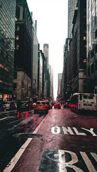 vehicles on road wallpaper