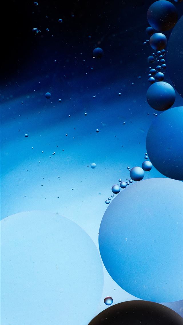 1290x2796 blue and white balloons with blue and green lights -  iphone 15 Wallpaper