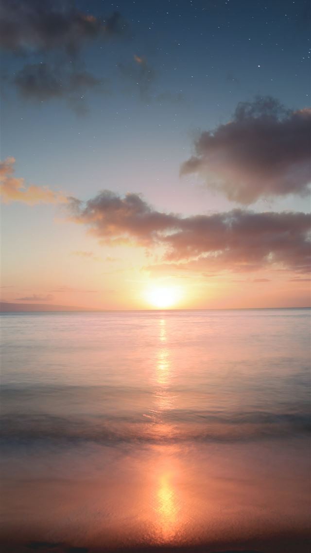 1290x2796 landscape photography of body of water during gold... - sky iPhone Wallpaper