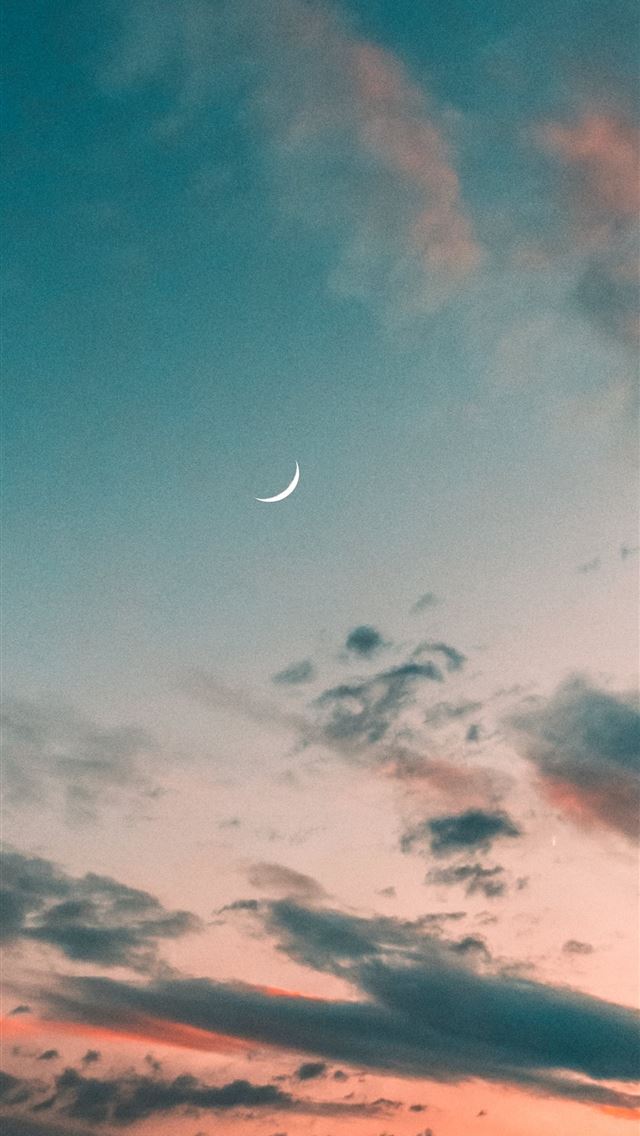 1290x2796 green and orange skies - clouds iPhone Wallpaper