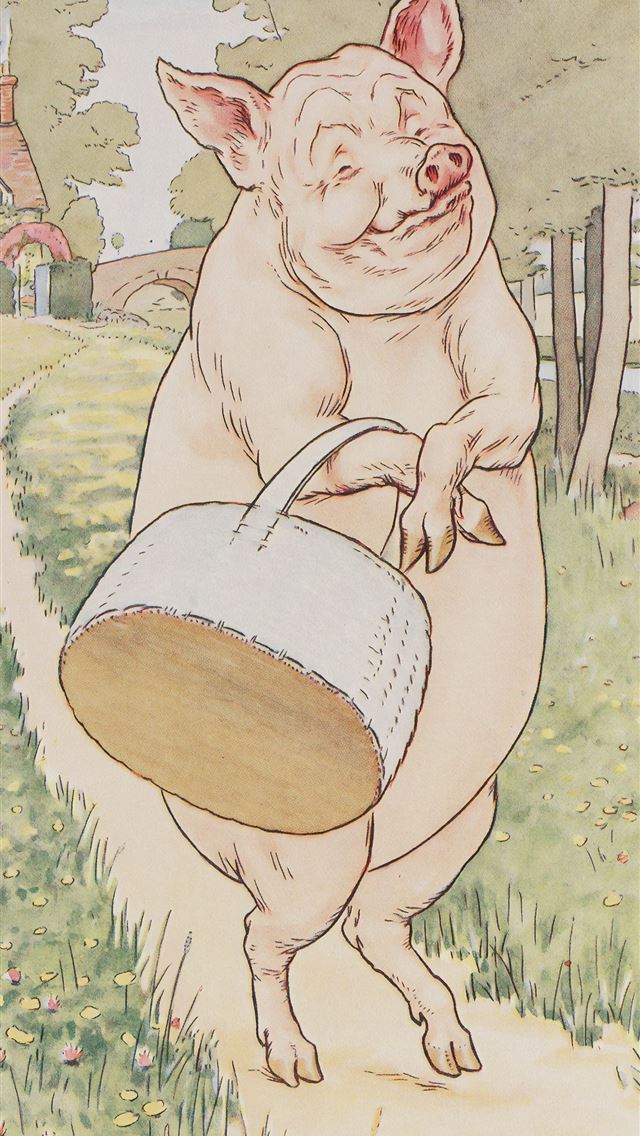 1290x2796 white cat on brown wooden chair painting - illustration iPhone Wallpaper